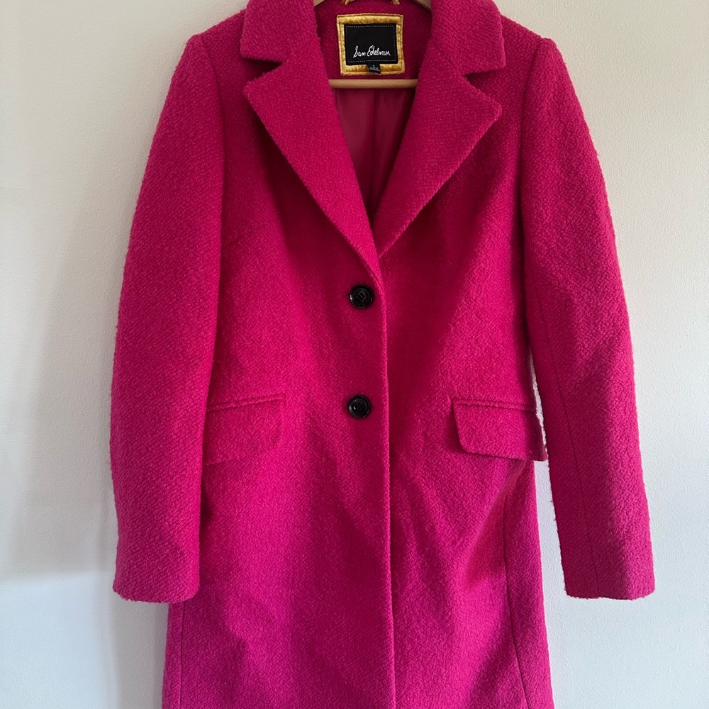 Sam Edelman Fuchsia Trench Coat